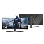 ⁦Nordic UWQHD 34" Curved Gaming Computer Monitor⁩ – תמונה ⁦2⁩